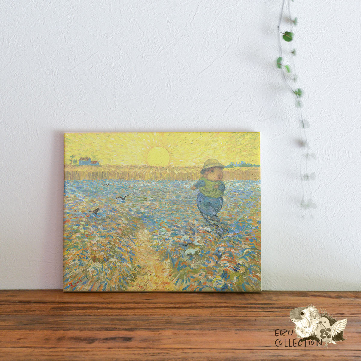 名画のアートパネル 絵画 モルモット