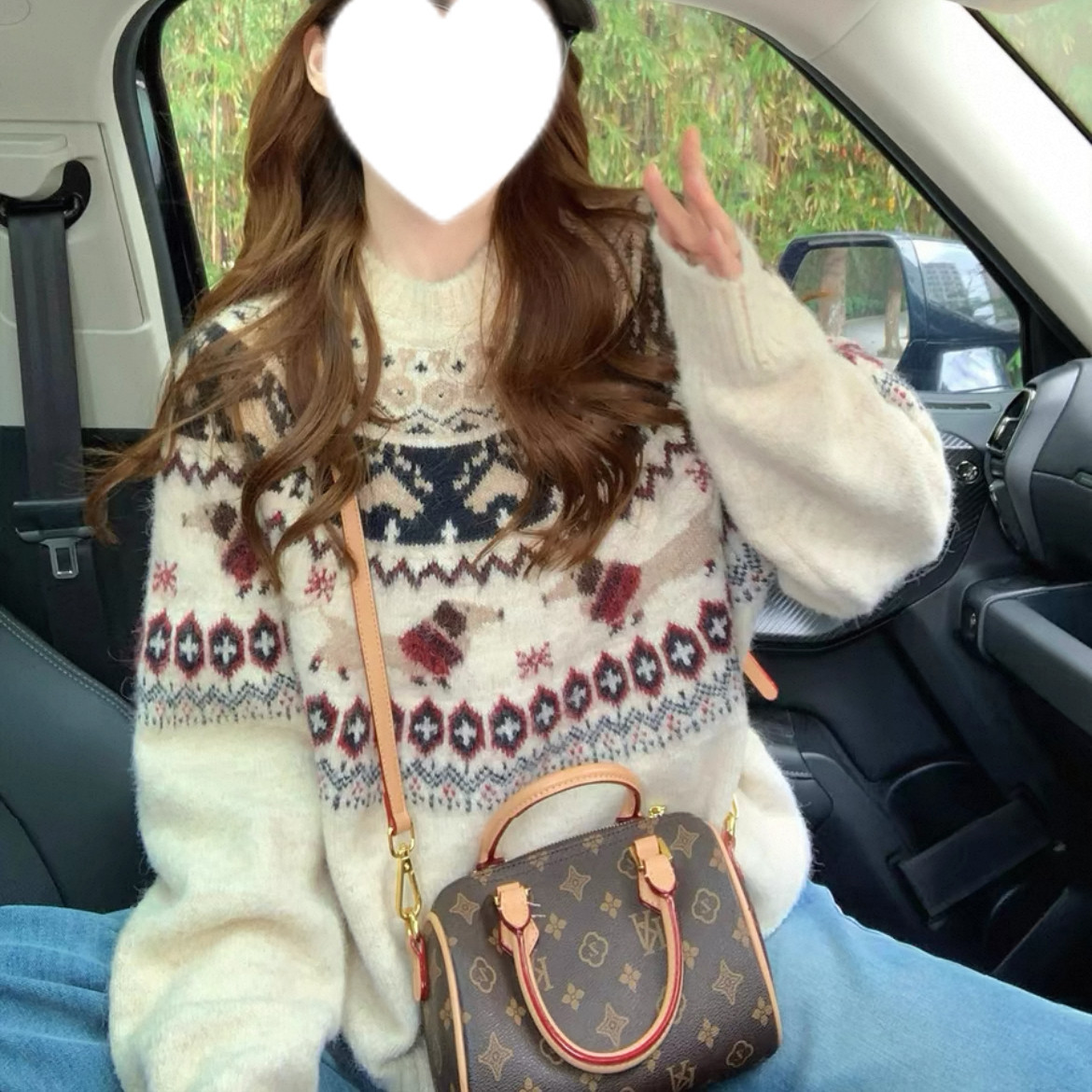手編みニットセーター、大人が着たいお洒落なニットセーター、前開きニットセーター、防寒対策、秋冬ニットコート、厚手