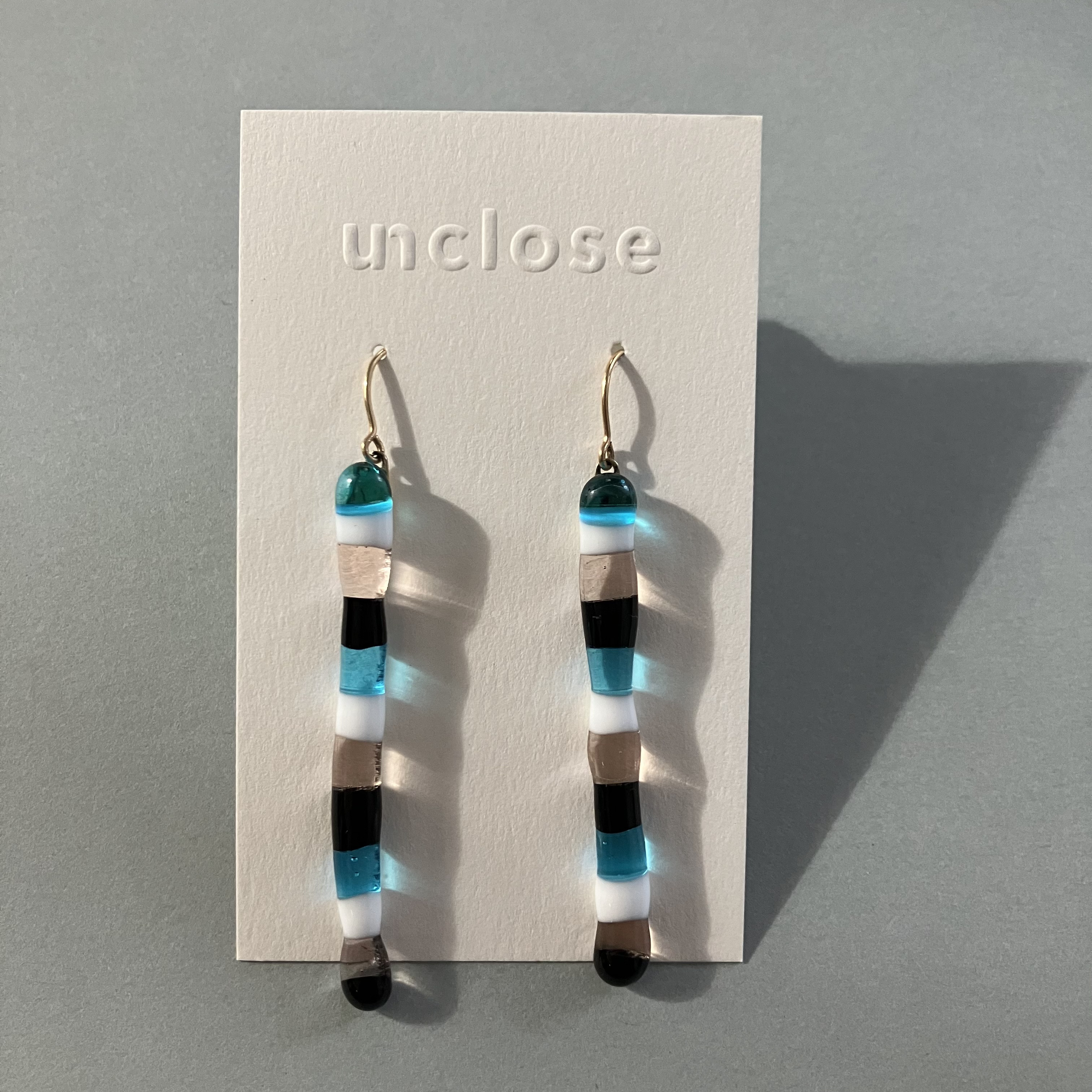 ガラスのピアス、イヤリング　金属アレルギー対応