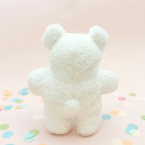 やさしい白くまのぬいぐるみ｜こんぺいとうの森のくまさん ぬいぐるみ