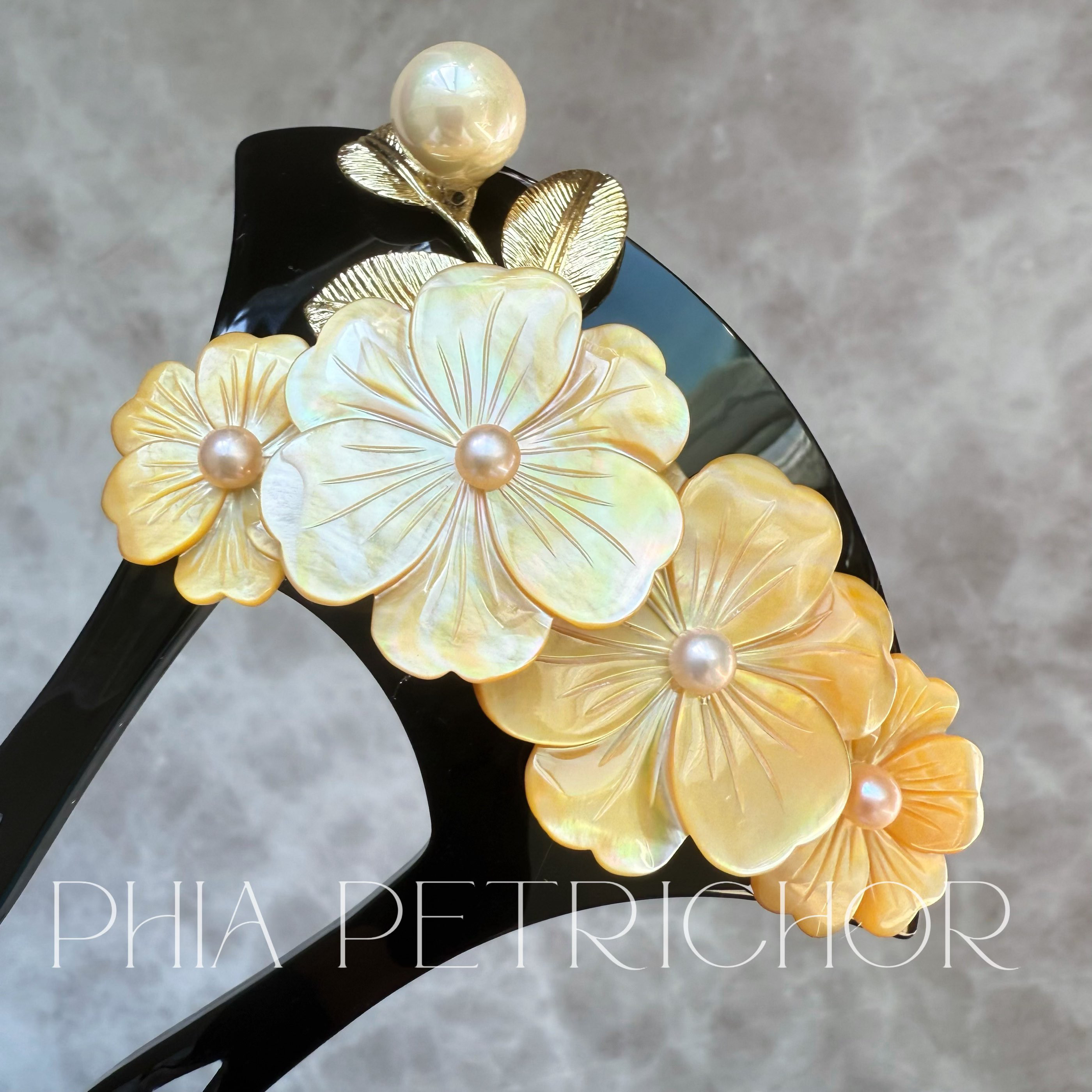 簪 和 K24GP 桜 かんざし バチ型 パール 簪 着物 髪飾り 留袖 着物 成人式 結婚式 卒業式