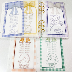 No.36 ハートsavingタイプ A6 saving リフィルバインダー貯金韓国