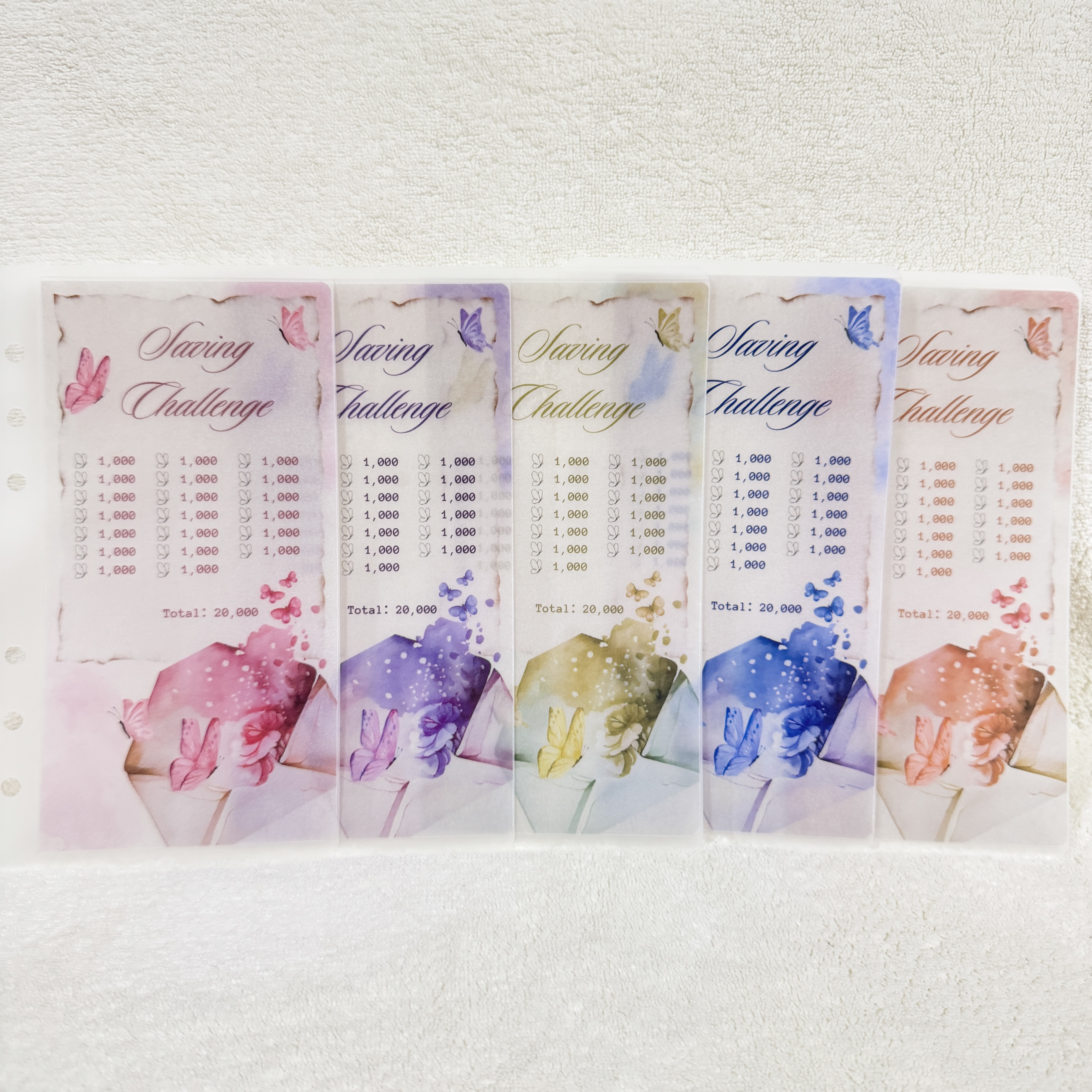 No.9 手紙Saving A6 saving リフィルバインダー貯金韓国 その他雑貨