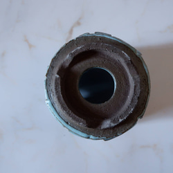 3号ヒスイ青裂紋鉢327　塊根植物　多肉植物　アガベ　盆栽　植木鉢　作家鉢　鉢皿　沖縄 7枚目の画像