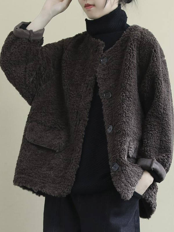 レディース ボアジャケット 厚手 オーバーサイズ カジュアル アウター 防寒