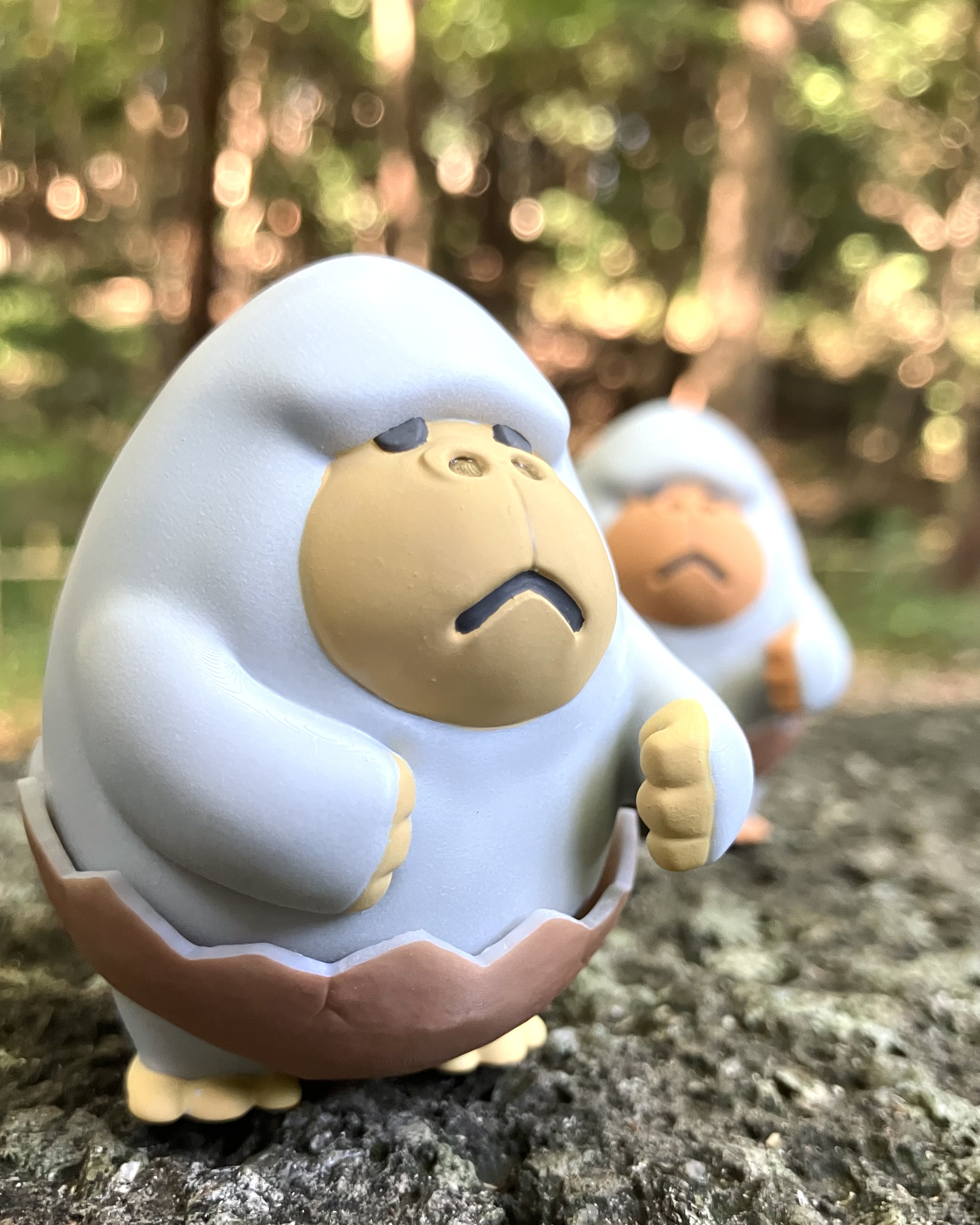 タマゴなゴリラ《タマゴリラ》の置物