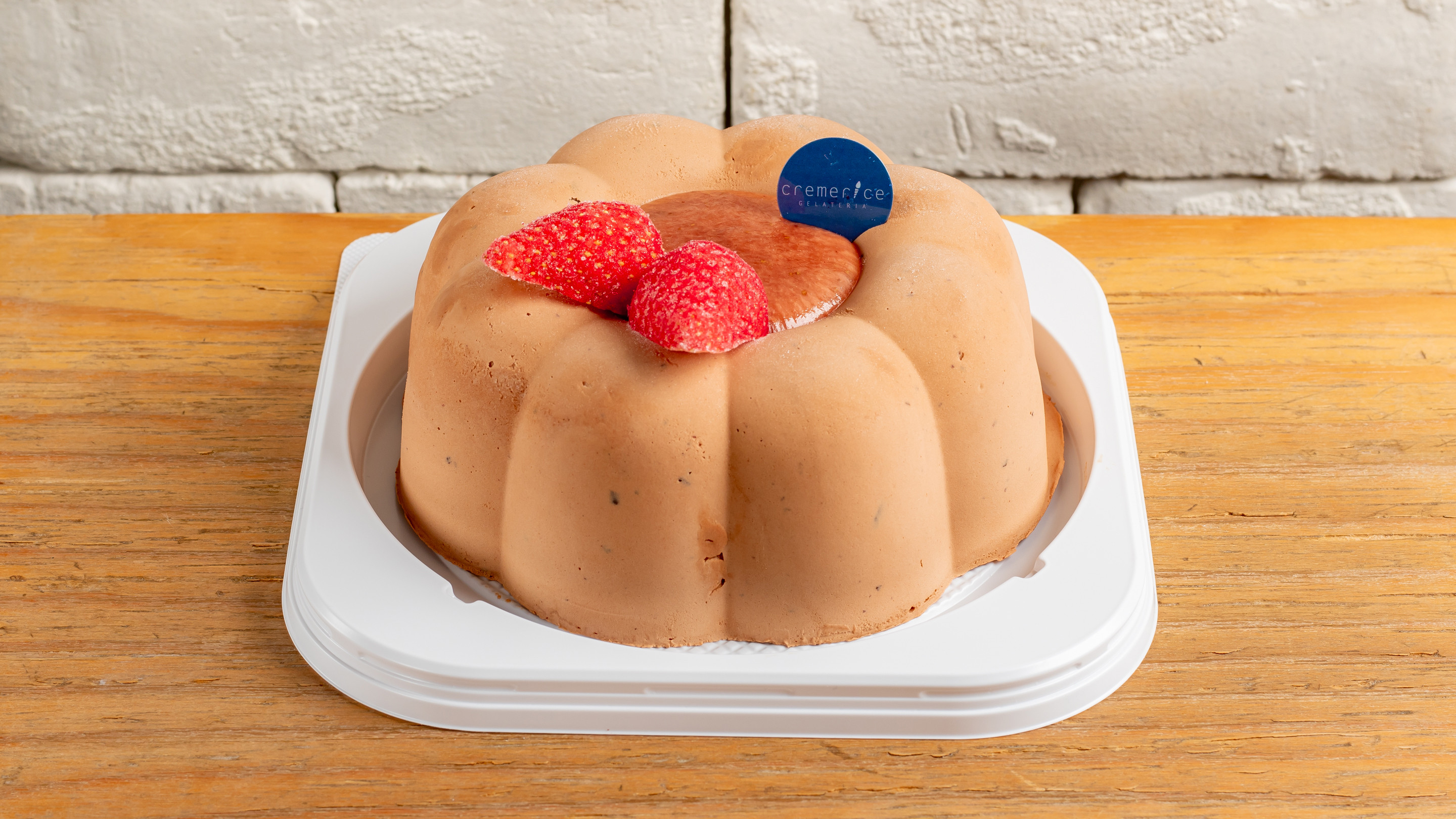 ジェラートケーキ【DOMORIチョコラータ×北海道完熟いちごソルベ】 5号