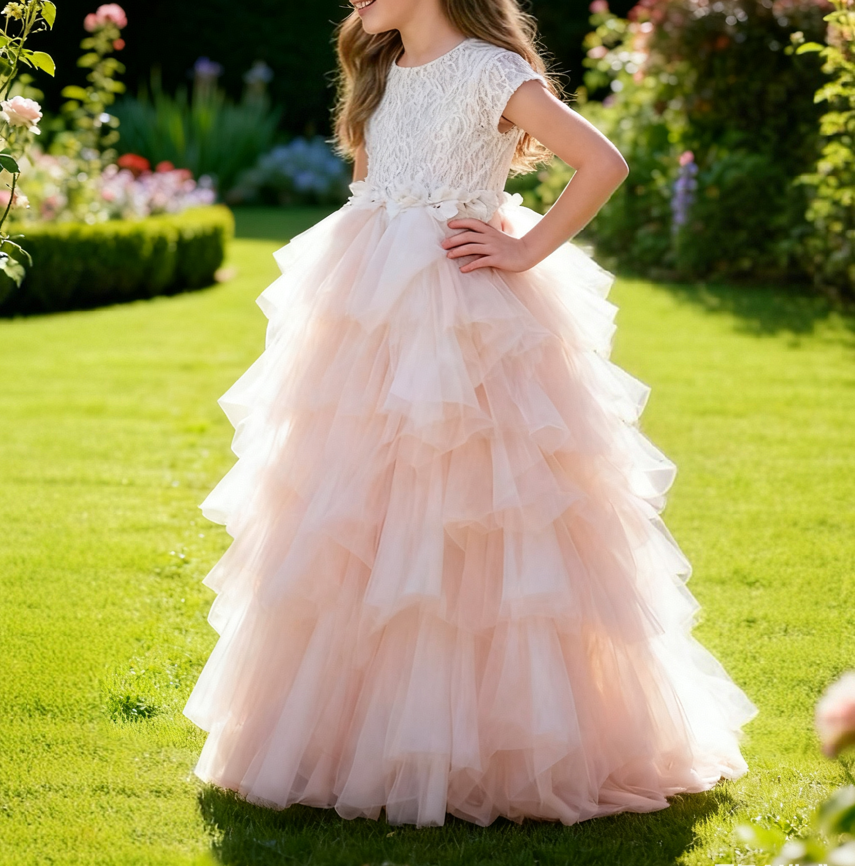 子供ドレス  少女風キッズ礼服  演奏会 誕生日ドレス 学校文化祭・発表会 記念 入学式、撮影用