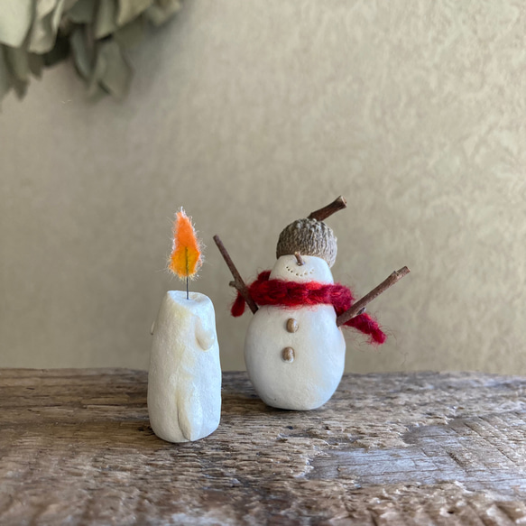 9935.bud 粘土のロウソク 6枚目の画像