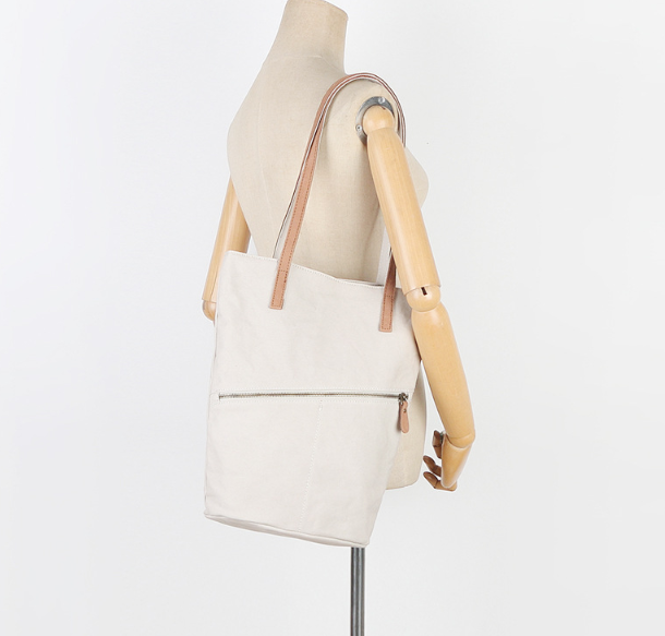 レザー キャンバストートバッグ  ショルダー バッグ  A4  大容量肩掛けバッグ メンズ レディース 4色選択可