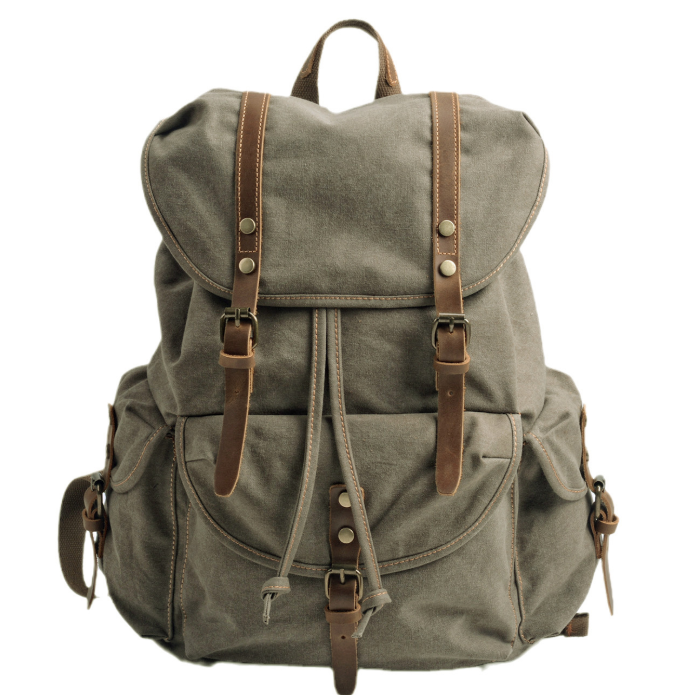 旅行バッグレザーX 帆布・キャンバスリュックバッグ 肩掛けバッグ 男女兼用 カジュアル 通勤 通学