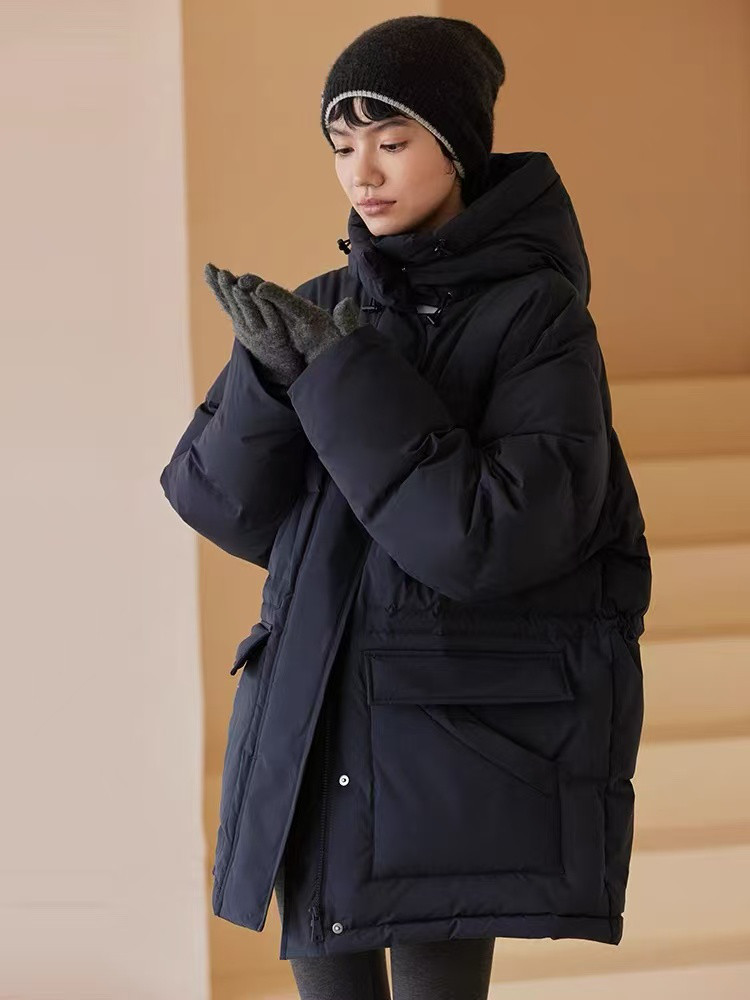 ストレートダックダウンジャケット　単色