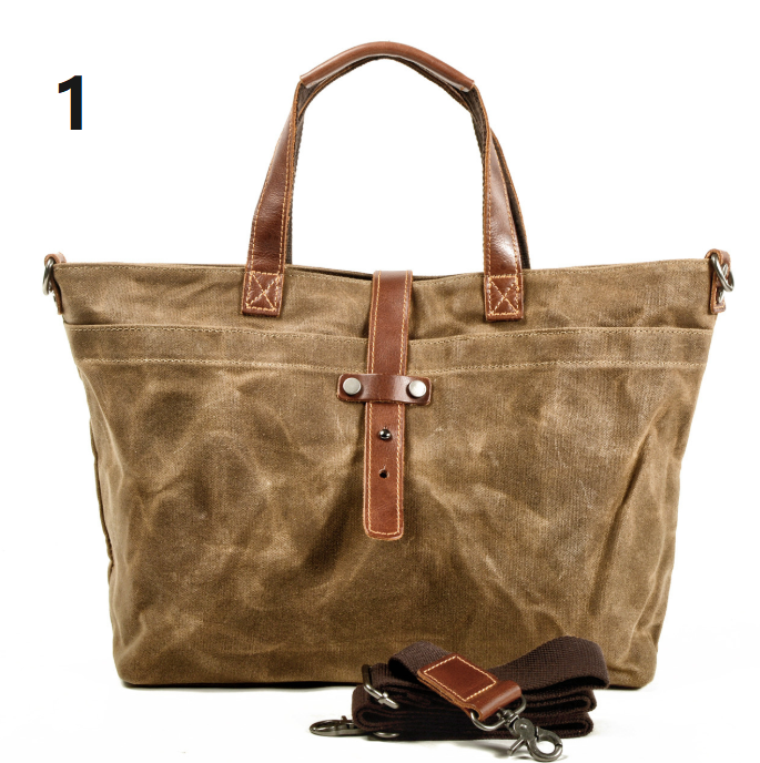 レザーX 帆布・キャンバス トートバッグ  ショルダー バッグ   肩掛けバッグ 男女兼用 カジュアル 通勤 通学