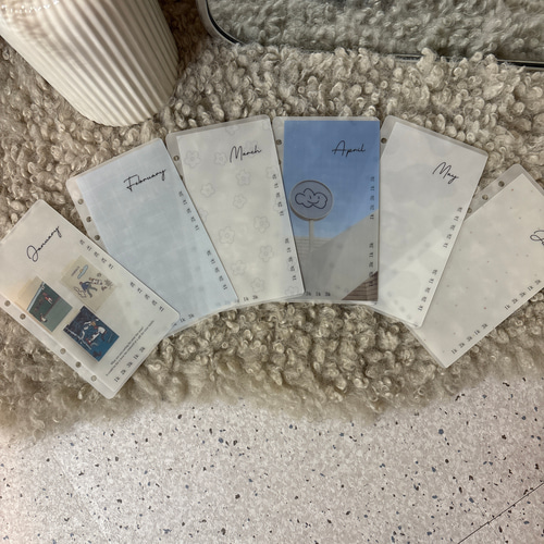 年間＊savingchallengeリフィル/A6サイズ/積立貯金/先取貯金/韓国