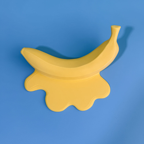 Melting Banana ／ とろけるバナナのオブジェ（3Dプリント・インテリア
