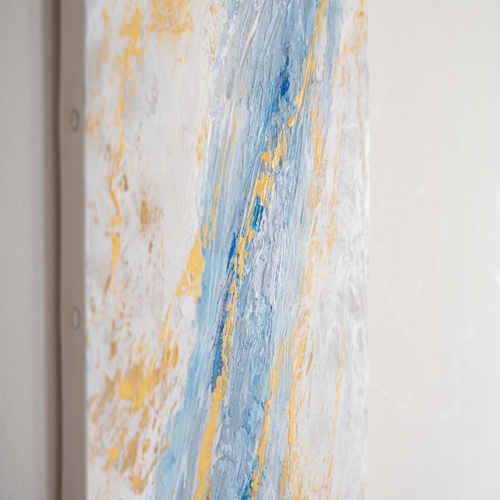 Calm Breeze」原画 F4 抽象画 テクスチャーアート モダン 絵画