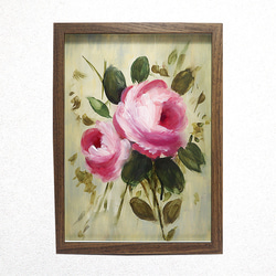 超希少◇がんどうあつし1998肉筆絵画過去の実験作品『風景(キュビズム