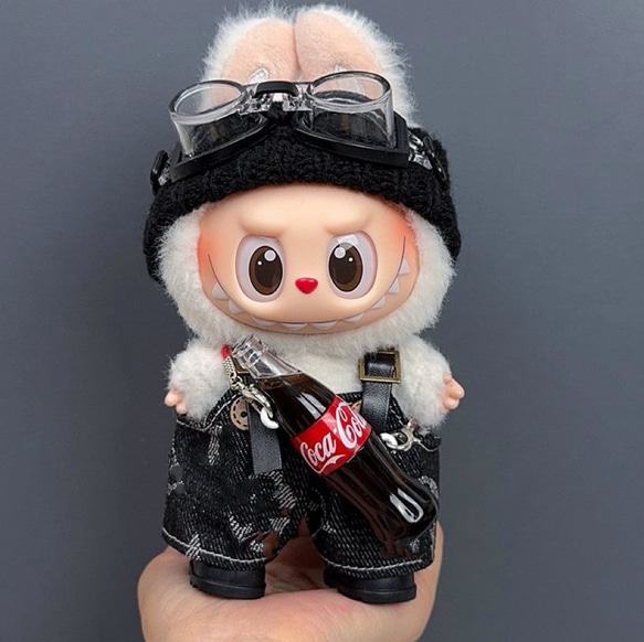 ラブブ服 17cmらぶふ服 着せ替えlabubu洋服 ぬい服 ぬいぐるみ服 5点