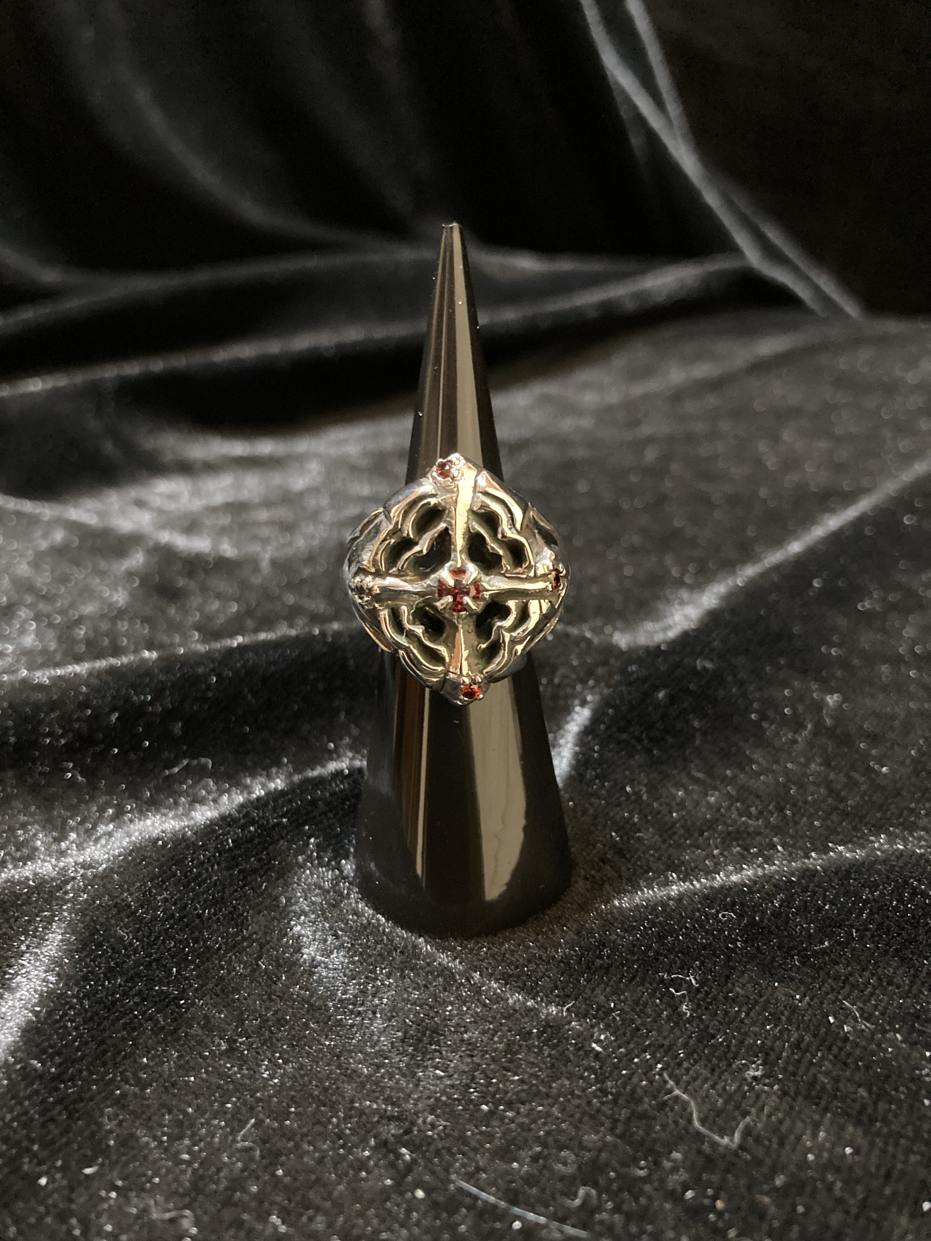 ⑥フローラルRING Silver925