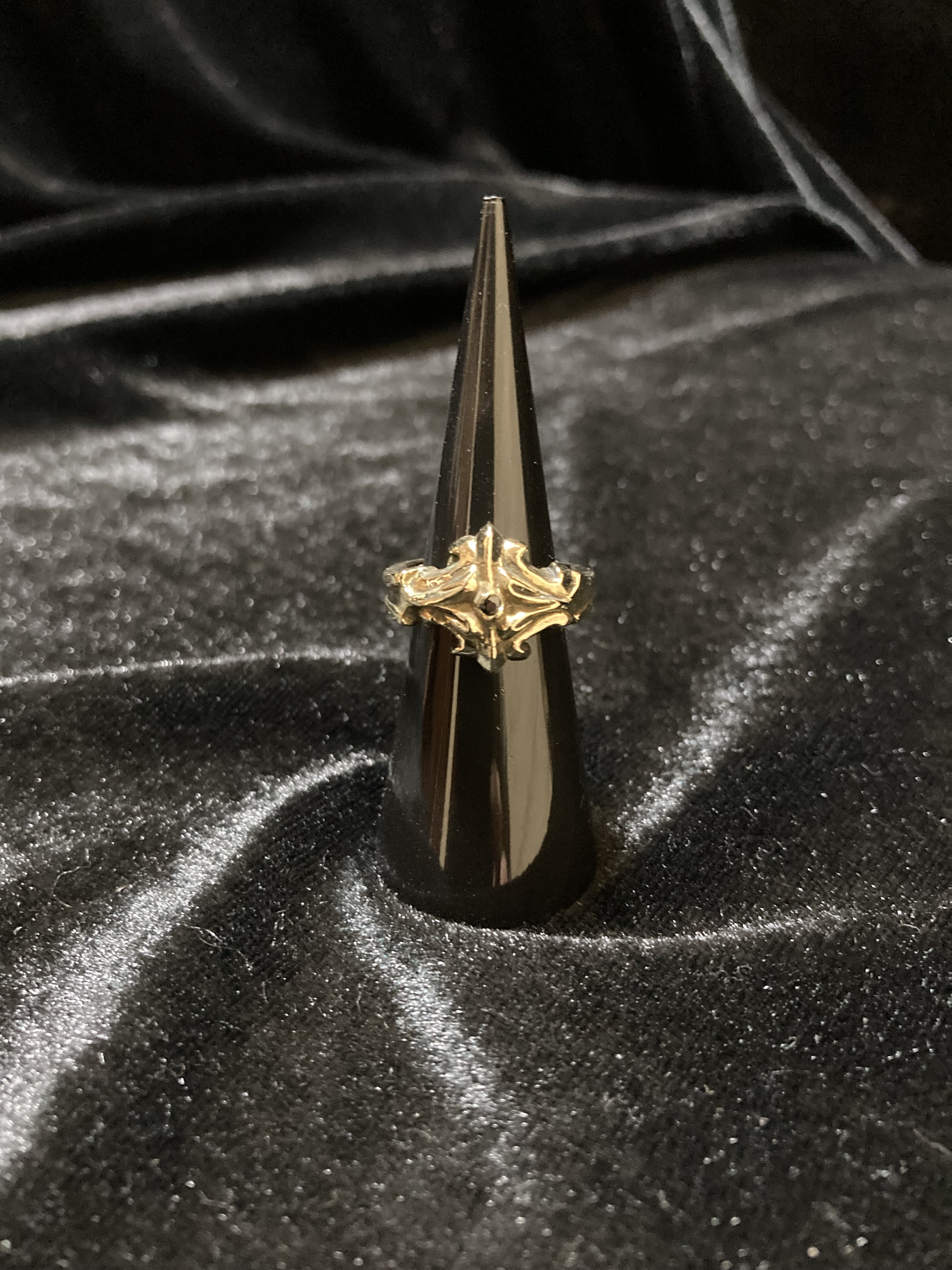 ⑨STARクロスRING 真鍮