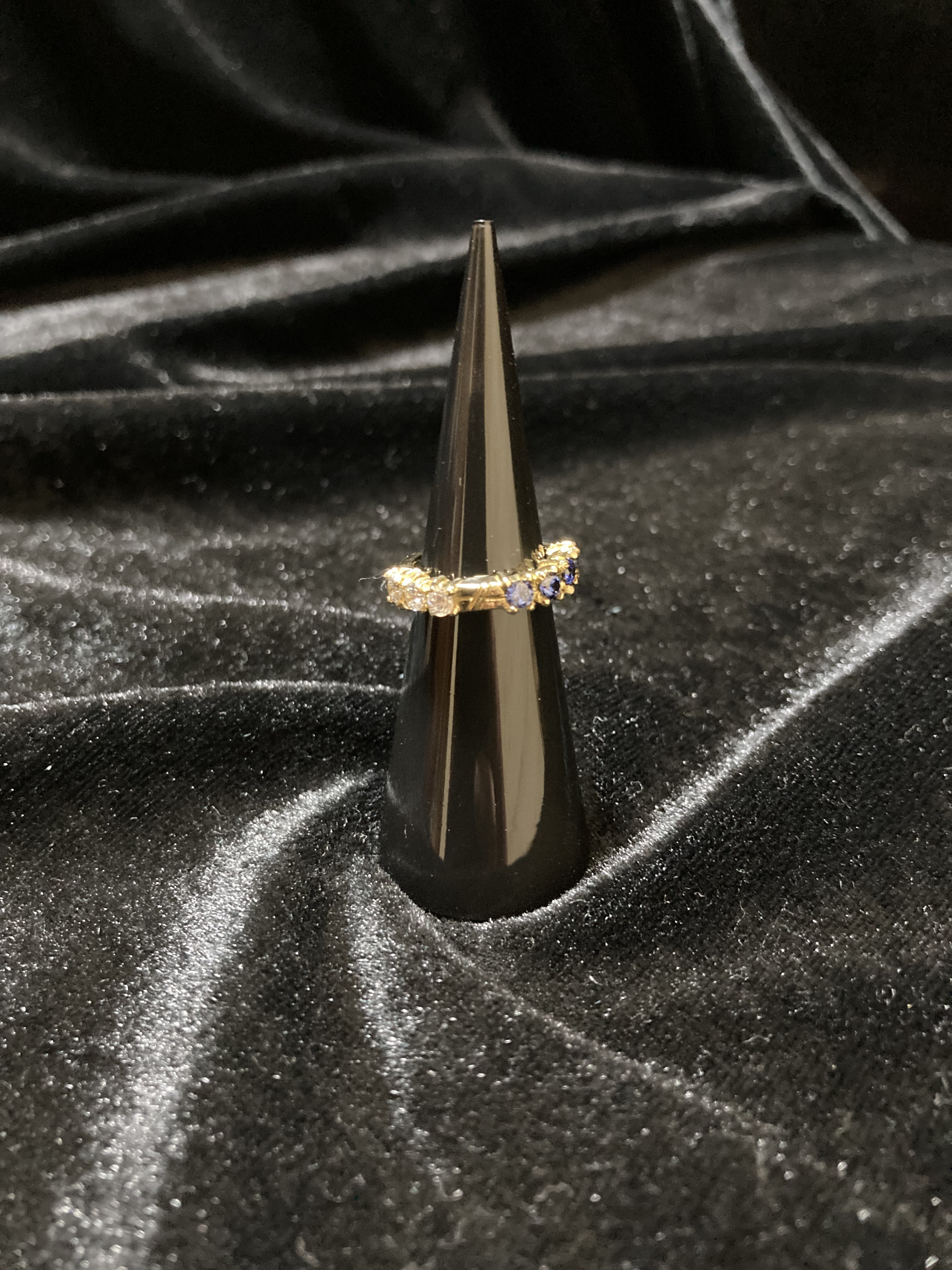 ⑫ハーフエタニティRING 真鍮