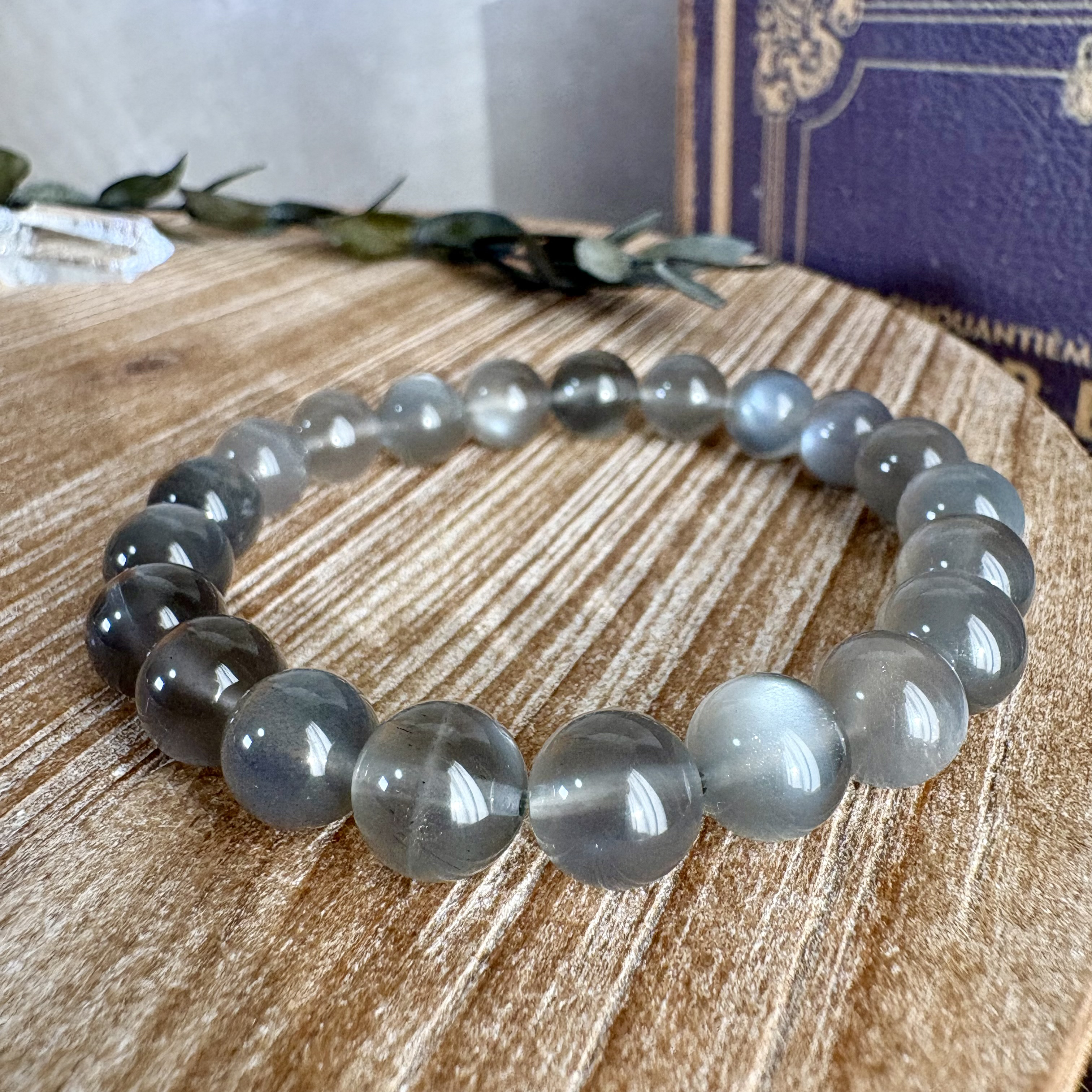 【スペシャル】グレーサンムーンストーンブレスレット1333