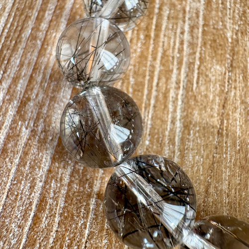 ブラックルチルクォーツブレスレット1339 ブレスレット 円と縁 by