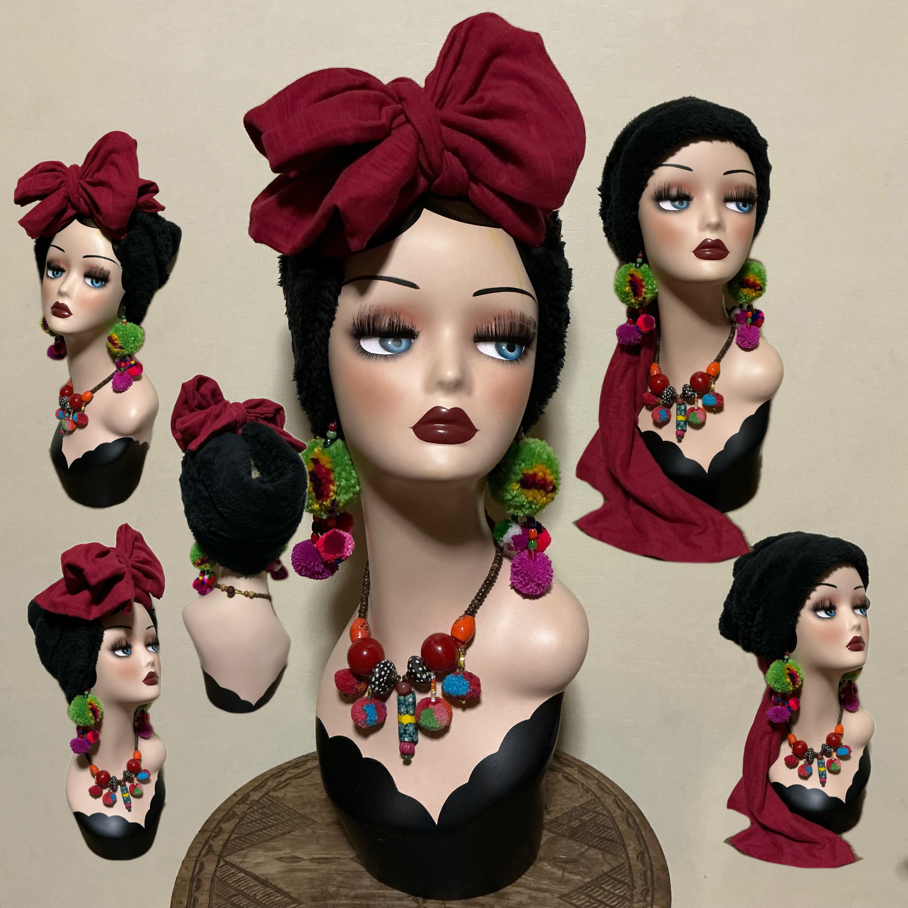 ファー　2wayアレンジヘアターバン　ファーターバン