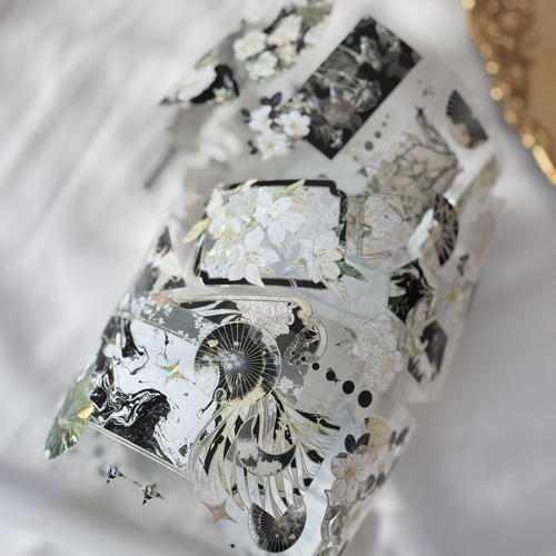 1718マスキングテープ コラージュ 素材 コレクション 海外 マステ