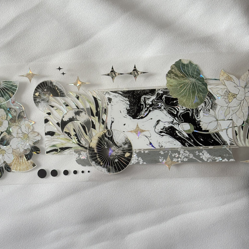 1718マスキングテープ コラージュ 素材 コレクション 海外 マステ