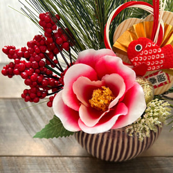 アートフラワー 造花 フラワーアレンジ ガーベラ トレジャーボックス