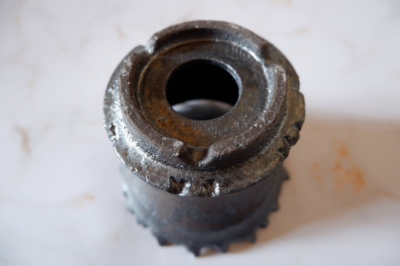 4.5号窯変黒炎鉢333　塊根植物　多肉植物　アガベ　盆栽　植木鉢　作家鉢　沖縄 6枚目の画像