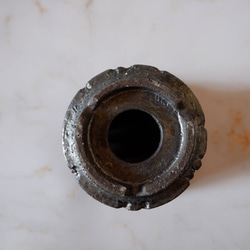 4.5号窯変黒炎鉢333　塊根植物　多肉植物　アガベ　盆栽　植木鉢　作家鉢　沖縄 7枚目の画像