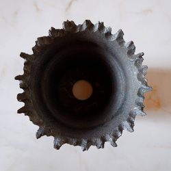 4.5号窯変黒炎鉢333　塊根植物　多肉植物　アガベ　盆栽　植木鉢　作家鉢　沖縄 5枚目の画像