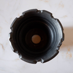 5号流紋黒鉢335　塊根植物　多肉植物　アガベ　盆栽　植木鉢　作家鉢　沖縄 5枚目の画像