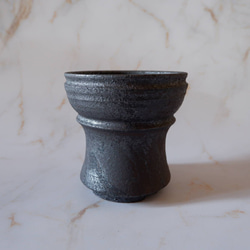 4号窯変黒鉢R337　塊根植物　多肉植物　アガベ　盆栽　植木鉢　作家鉢　沖縄 3枚目の画像