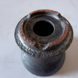 4号窯変黒鉢R337　塊根植物　多肉植物　アガベ　盆栽　植木鉢　作家鉢　沖縄 6枚目の画像