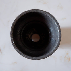 4号窯変黒鉢R337　塊根植物　多肉植物　アガベ　盆栽　植木鉢　作家鉢　沖縄 5枚目の画像