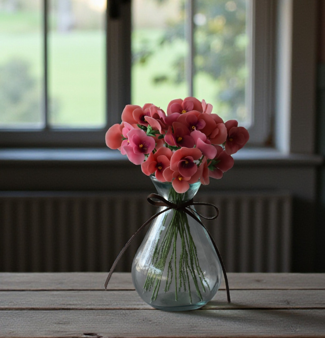 ◆粘土のお花◆ビオラ　・・・B1352