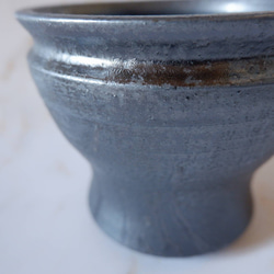 5号鉄砂黒鉢338　塊根植物　多肉植物　アガベ　盆栽　植木鉢　作家鉢　鉢皿　沖縄 2枚目の画像