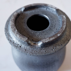 5号鉄砂黒鉢338　塊根植物　多肉植物　アガベ　盆栽　植木鉢　作家鉢　鉢皿　沖縄 6枚目の画像