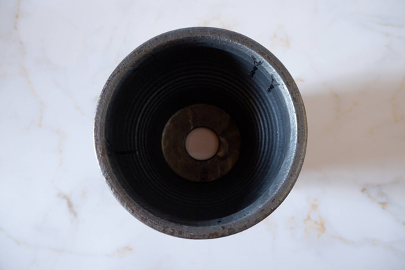 5号鉄砂黒鉢338　塊根植物　多肉植物　アガベ　盆栽　植木鉢　作家鉢　鉢皿　沖縄 5枚目の画像