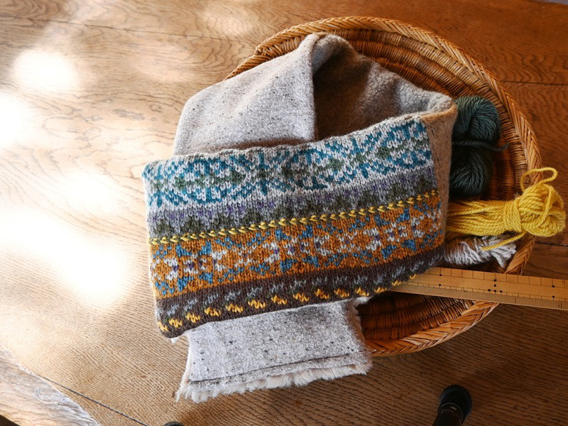 手編み×リバーシブルマフラー　item.4