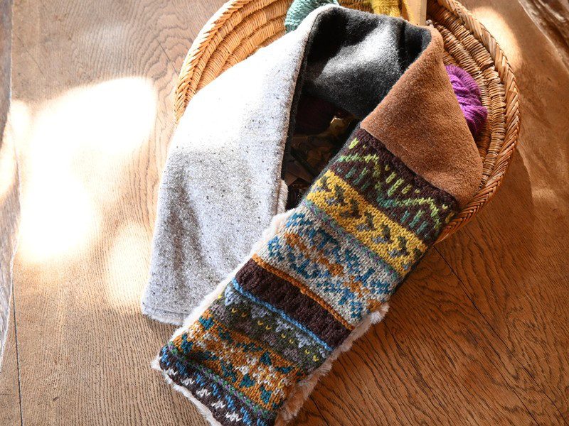 手編み×リバーシブルマフラー　item.5