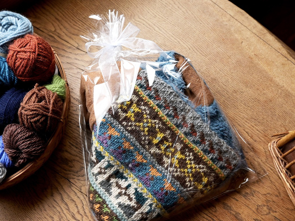 手編み×リバーシブルマフラー　item.5