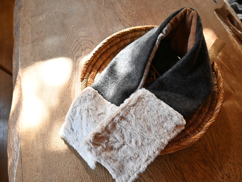 手編み×リバーシブルマフラー　item.5