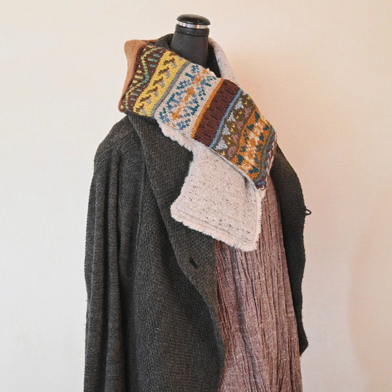 手編み×リバーシブルマフラー　item.5