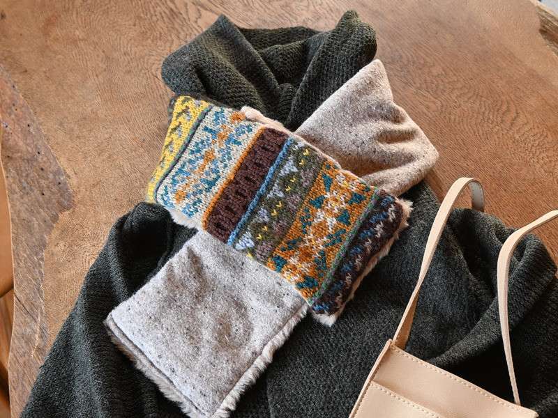 手編み×リバーシブルマフラー　item.5