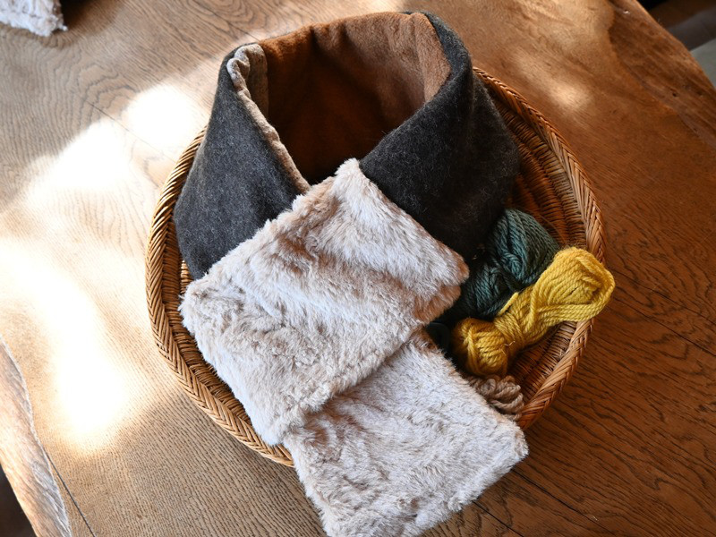 手編み×リバーシブルマフラー　item.5
