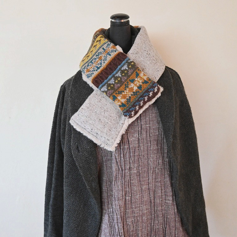 手編み×リバーシブルマフラー　item.5